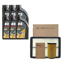 더뉴싼타페TM 2.5 가솔린터보 훅스 타이탄 플렉스 23 5W30(6L) 순정필터패키지