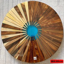 우드슬랩 수지 레진 카페 자작나무 우드슬랩테이블 테이블 우드슬랩식탁 에폭시레진 레진테이블 하천 차 탁자 실목 소형 주택 경사 현대 심플 2021 신형 왕홍화 몇 거실 창문, 초콜릿색 현물 작은 원탁 437호