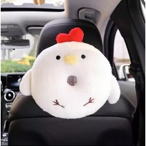 귀여운 티슈케이스 신기한 재밌는 소품 차량용 카툰 귀여운 자동차 티슈 박스 크리에이티브 차량 보관함, 한개옵션1, 14 chick