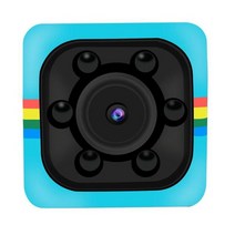초소형 블랙박스 cctv 적외선 미니 음성 대화 감시 홈 애견 카메라 mini car dvr camera sq11 960p small cam sensor night micro, 파란 카메라