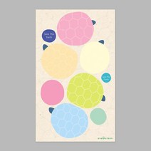 [스테이그린] NO tree 데일리 사탕수수 메모패드 (9*15cm), 3.세이브 더 터틀