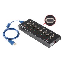 시스템베이스 Multi-8/USB COMBO (Locking USB 적용) 8포트 RS422/RS485(Female or Male) USB to 시리얼컨버터, DB9 Male type