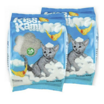 키티스마일 키스카미 에코 10kg X 2포 고양이 모래, 6개입