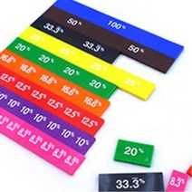 영재교육 퍼센트타일 숫자막대 과학 수학학원 놀잇감 사고력수학