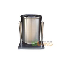 145L) 스텐휴지통(A형 가로 원형행거형 공원 500x850, 상세페이지 참조