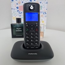 모토로라 무선전화기 T401A LG KT SK 무무선전화기 영업용 최신형 소리큰 스피커폰, 블랙