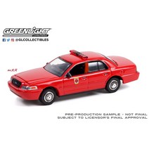 그린라이트 포드 크라운 빅토리아 인터셉터 67020-E 합금 메탈 다이캐스트 자동차 모델 장난감 차량