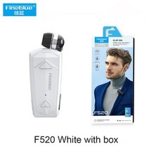 최신 Fineblue-F520 PK F910 F920 프로 이어 버드 미니 무선 이어폰 블루투스 5.3 개폐식 전화 진동 헤드폰 알림, White with box, 06 White with box