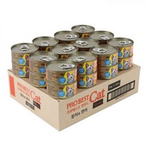 대한사료 프로베스트 캣 푸드 연어 80g 1박스 24개입 길고양이 캔간식