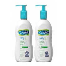 Cetaphil Baby 세타필 베이비 엑지마 수딩 바디 로션 10oz(296ml) 2팩 Eczema Soothing Lotion, 2개