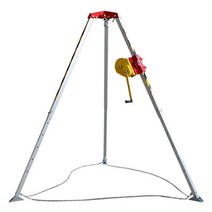 구조용삼각대 휴대용 수동 윈치 삼각 구조대 도르래, 구조용 삼각대 (약180KG) 윈치 포함 세트