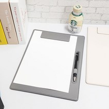 인조가죽 A4 펜홀더 결재판 클립보드 서류보관 받침대 사무용품