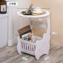 협탁 원목 침대 옆 선반 틈새 테이블 수납 멀티 간단한 사물함 보관 사이드 탁자 인테리어, 조립식, G