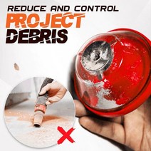 집진기 목공 소형 가정용 이동식 산업용 전기 드릴 먼지 커버 애쉬 보울 임팩트 해머 전동 공구 액세서리 드릴링 방진 장치 개-409