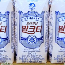 노브랜드 오리지널 밀크티 (200ml x 4팩) x 4세트 대용량, 200ml x 16