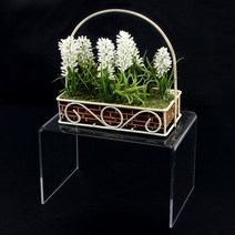 ㄷ자 아크릴받침대 중 170x110x110 악세사리매대 정리대 주얼리쇼케이스 거치대 투명, 기본