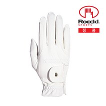 [Roeckl Sports] ROECK-GRIP 뢰클 성인 승마장갑 정품, 9, 화이트