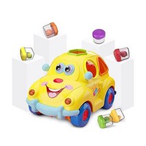 EastSun Baby Car Toy Age 1 Year with Music & Light & Fruits Early Educational Learning Shape Sorter