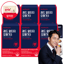 뉴트리원 크릴오일 최고등급인증 알티지 오메가3 건강기능식품 활력환 기획세트, 6개, 30정