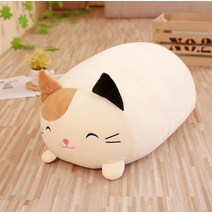 인형 30-90cm 동물 베개 쿠션 귀여운 뚱뚱한 개 고양이 펭귄 돼지 개구리 디노, 60cm