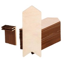 shangren 미완성 나무 상패 나무 상패 미니 보드 소박한 간판 가정 장식 및 DIY 프로젝트를 위한 자연 간판, 목재, 갈색