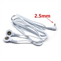 관리 전극 패드 10 20개 전자 기계 마사지, [09] 2way 2.5mm plug