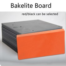 베크라이트 베크라이트판 베크라이트쫄대 10t 판재 BAKELITE 조기대 보드 레드 블랙 베이클라이트 플랫 플레이트 시트 페놀 수지 절연 보드 패널 1/2/3/5/6/8/20/m, 빨간색 8mm 1개
