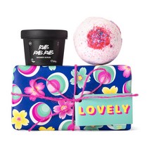 LUSH Lovely 러쉬 호주 러블리 기프트 선물 세트 배쓰 밤 입욕제 샤워 스크럽 2종