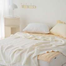 [올리비아데코]멜로우 코튼 모달 와플 피그워싱 홑이불(S)