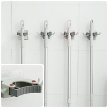 아이템하이브 접착식 대걸레걸이 1P 걸레걸이 마대걸이