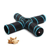 십자형 고양이 터널놀이 바스락터널 고양이흥미유발