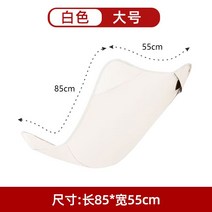 야외 접이식 의자 휴대용 캐주얼 캠핑 액세서리 등받이, 선반 미포함 큰 회백색 천 커버