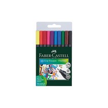 파버카스텔 그립파인펜 10색 / 수성펜