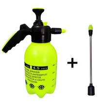 (코어무역) 자동 압축분무기 물뿌리개 원예 화분 고압분사기 옐로우 분무기 노즐 포함, 옐로우 분무기+노즐, 1개
