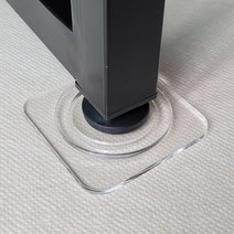타공 링 투명 아크릴 가구 다리 받침 매트 바닥 보호 식탁 쇼파 받침대 눌림 패임 밀림 방지, 원형, 타공 내경(4cm) / 받침 외경(8cm)
