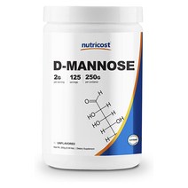뉴트리코스트 디만노스 분말 250g (125회분) 인공맛 무첨가 글루텐프리 NON-GMO D-Mannose D-마노스, 1개