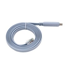라우터스위치 Cisco 라우터용 USB C 3.1 to RJ45 콘솔 케이블 FTDI 칩 직렬 와이어 RS232 RJ 45 컨버터, 01 1.8m_02 Blue 3m 1pcs