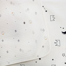 [무루]순수 대나무 양면 방수요 대형 90 125, 곰돌이마을