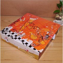 이런젠별] 유로4호 (두마리) 100매 개당: 572원(세액포함가) 두꺼운 합지박스 저렴한 치킨박스 포장 용기 상자 종이 치킨 음식 대 중 소 닭강정 박스
