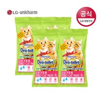 [유니참] LG 감자&사막화 Zero 고양이패드 8매(다묘용) x 4팩, 상세 설명 참조