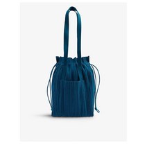 PLEATS PLEASE ISSEY MIYAKE 플리츠 플리즈 이세이 미야케 플리트 플리즈 이세이 미야크 플리티드 우븐 토트 백 터쿼이즈