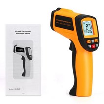 적외선 온도계 고온계 표면 온도 측정기 디지털 비접촉 산업용 계량기 레이저 건 개, GM700