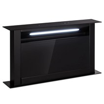Klarstein 다운드래프트 60cm 개폐식 쿠커 후드 블랙