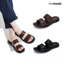 무크 무크 남화 레토 소가죽 더블스트랩 쿠션 샌들 2 colors