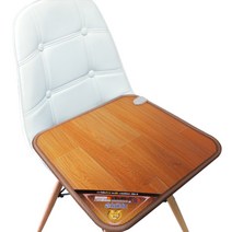 좋은자리 1인용 2인용 3인용 전기방석 의자 극세사 미니 등받이 쇼파용 전기장판 방석 전기매트 고양이 강아지 온열방석, 1. 한일의료기우드무늬 1인(45×45cm)