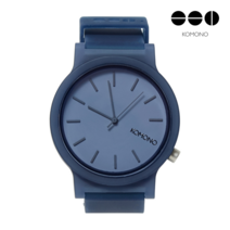 코모노 와치 모노 실리콘 손목 시계 네이비