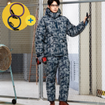 경신 겨울 작업복 배달 방한복 정비복 일체형 오토바이복 용접복 밀리터리 KSK-800, KP800(하의), 3XL(40)