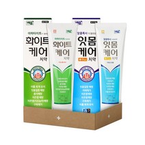 성원제약 화이트케어 치약 200g 1개 + 잇몸케어플러스 치약 220g 1개 2종 치약 기획세트, 화이트케어+잇몸케어플러스 기획세트