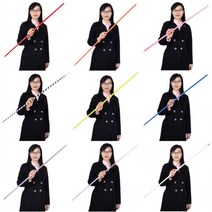 [ 가성비 ] [KC인증]플라스틱 어피어링케인(빨강.노랑.초록.실버.주황.지브라.클리어.파랑.흰색.분홍) 수업용아님, 노랑
