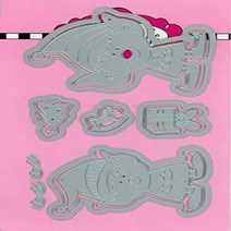 Elves Merry Christmas Die Cuts for Card-Making and Scrapbooking Supplies by The Stamps of Life - Elv
